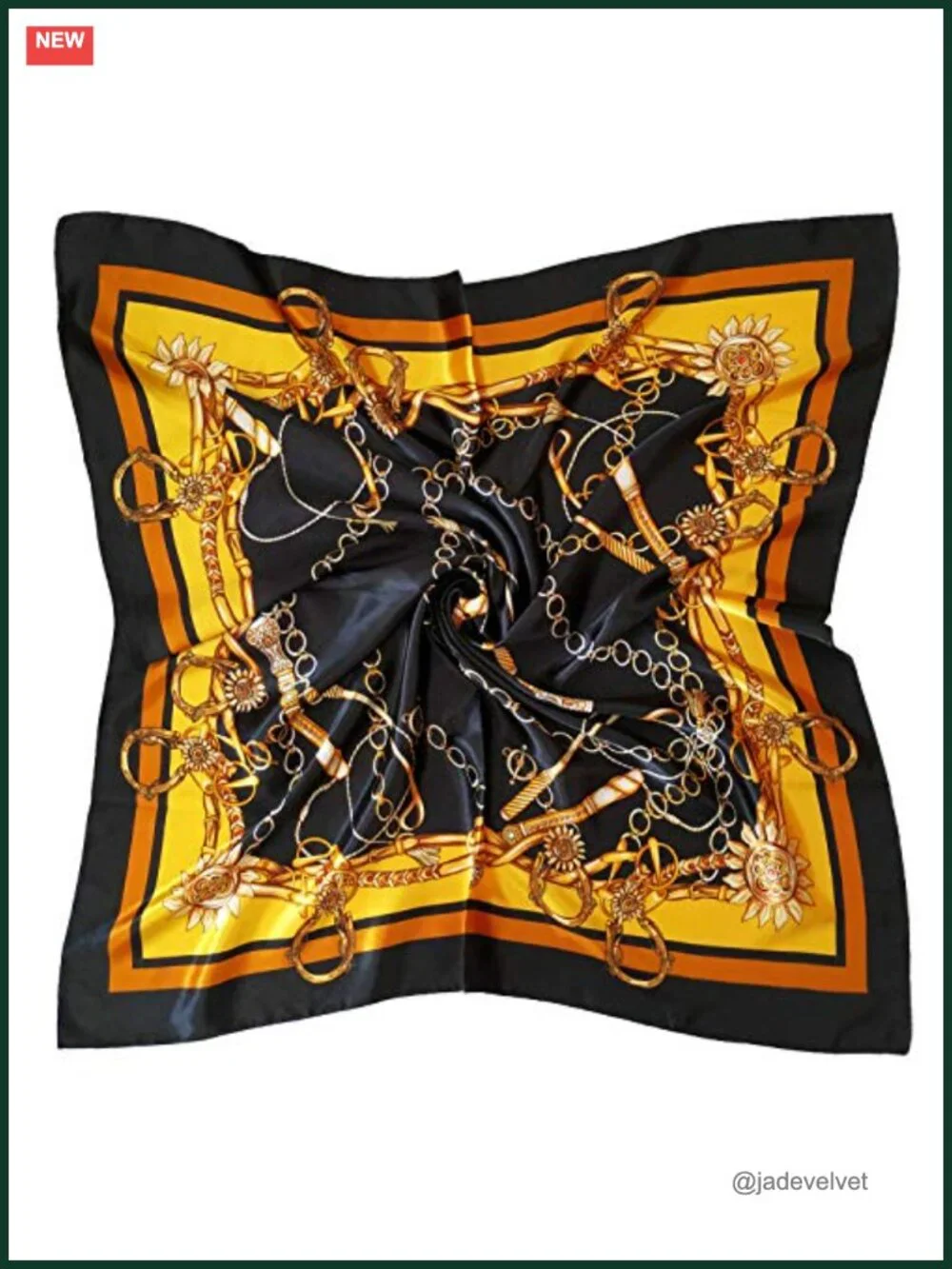 Satin Head Scarf for Women Silk Feel Hair Wrap Square Bandana Scarf